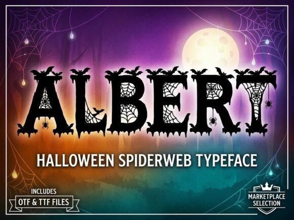 Albert: A Decorative Display Font for Bold Creators