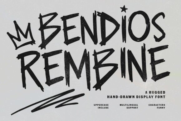 Bendios Rembine: A Bold Typeface for Powerful Design