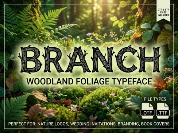 Branch: A Typeface Rooted in Nature's Beauty