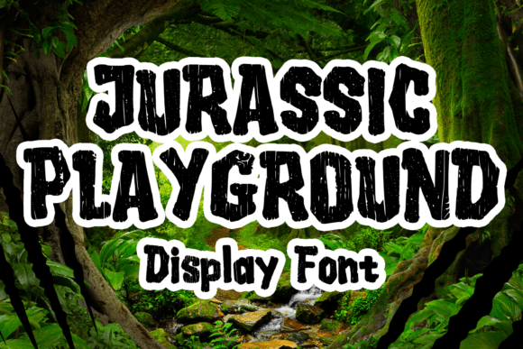 Bring Prehistoric Fun to Life with Jurassic Playground Font