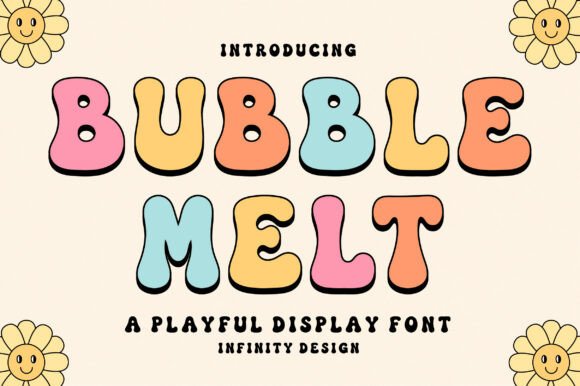 Bubble Melt: A Playful Font for Creative Projects