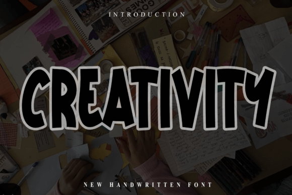 Creativity: Unlock Your Imagination with a Bold Handwritten Font