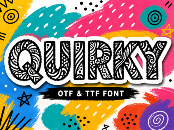 Discover Quirky: The Decorative Display Font for Bold Creators