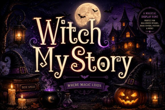 Discover the Whimsical Charm of Witch Mystory Font