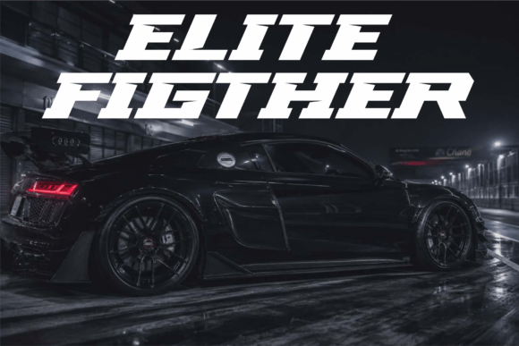 Elite Fighter: A High-Velocity Display Typeface for Bold Design