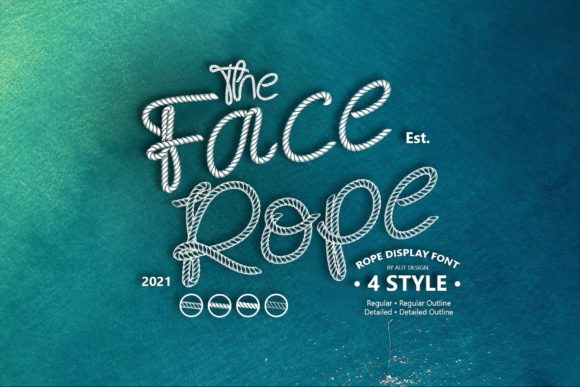 Face Rope: A Fun and Unique Display Font for Creative Projects