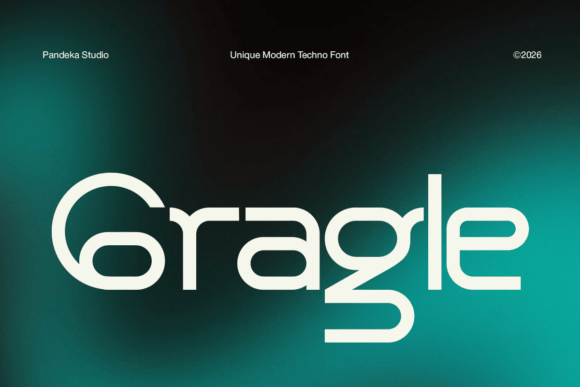 Gragle: The Modern Techno Display Typeface