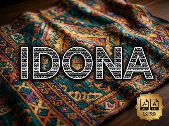 Idona: A Stunning Decorative Display Typeface