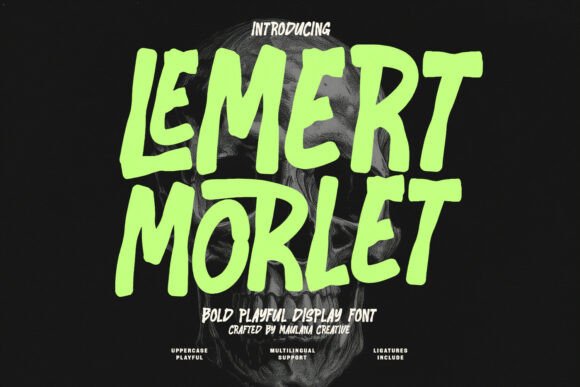 Lemert Morlet: Bold, Hand-Drawn Display Font