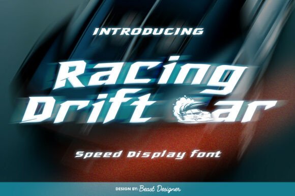 Racing Drift Car Font: Bold Design for High-Speed Projects