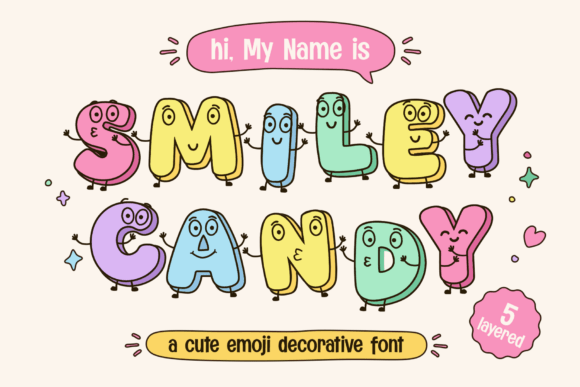 Smiley Candy: A Font That Radiates Joy and Playful Charm