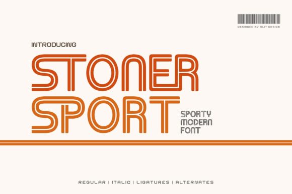 Stoner Sport: The Retro Display Typeface