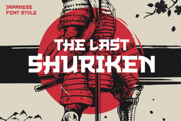The Last Shuriken: A Bold Display Typeface